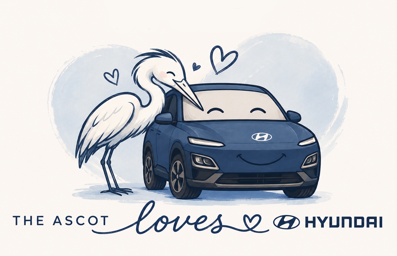 The Ascot loves Hyundai promotional graphic